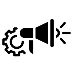 Marketing advertising vector icon for apps and websites