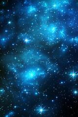 shining stars on blue background abstract glitter pattern