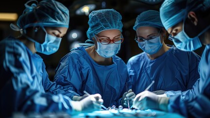 image of surgeons doctors working in lab
