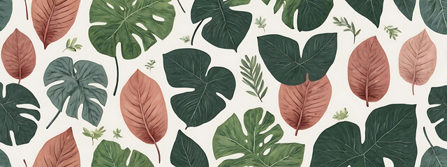 Small house plant with big leaves and a happy, blushing face on a plain white background, a cute botanical illustration for a home decor-themed wallpaper.