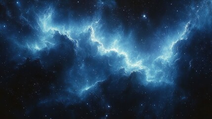A Celestial Tapestry of Nebulae and Stars in Deep Space