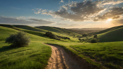 Naklejka premium photo landscape, photo landscape view