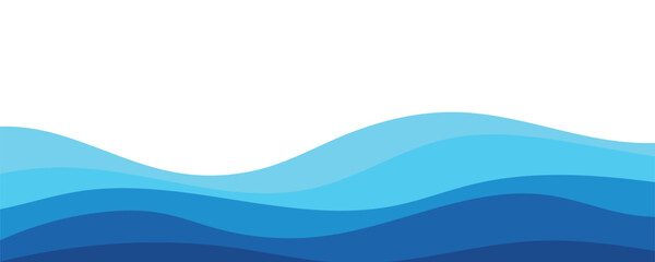 abstract blue wave background