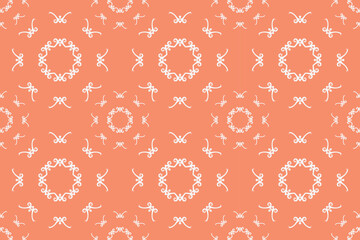 Damask Fabric Patterns Stripes Background Geometrical Pattern Folk Embroidery, Aztec Ornament Print. Design for Carpet, Wallpaper, Clothing, Wrapping, Fabric