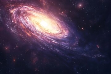 Obraz premium Spiral Galaxy in Space