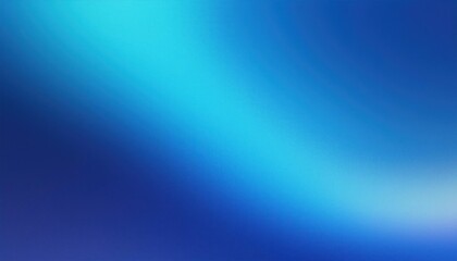 Fototapeta premium Blurred Blue Gradient Background with Noise Grain Texture