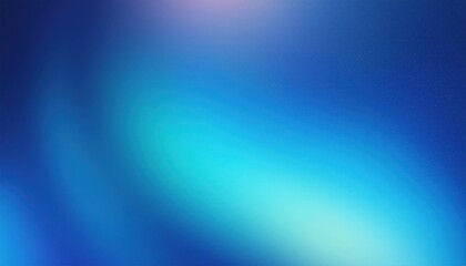 Fototapeta premium Blurred Blue Gradient Background with Noise Grain Texture