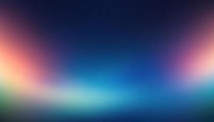 Blurred Blue Gradient Background with Noise Grain Texture