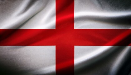 Fototapeta premium イングランドの国旗(waving national flag of England.) 
