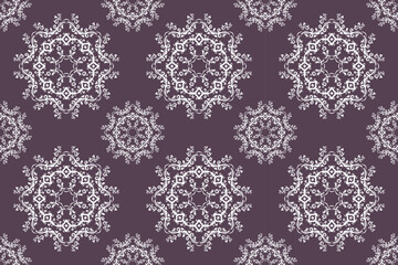 Damask Fabric Patterns Square Colorful Abstract Geometric Patternfolk Embroidery, Aztec Ornament Print. Design for Carpet, Wallpaper, Clothing, Wrapping, Fabric