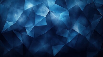 Abstract geometric shapes in varying shades of blue create a dynamic texture for modern digital backgrounds