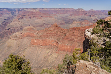 Grand Canyon National Park, Arizona, USA. Scenic view of Grand Canyon