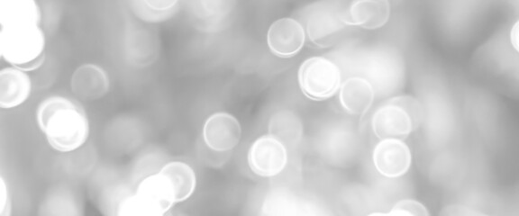 Obraz premium Abstract Blurred Green Background with White Circles