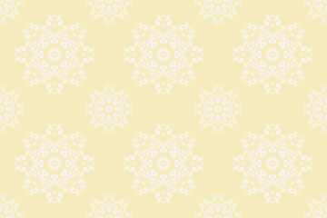 Damask Colour Tribal Islamic Pattern Artfolk Embroidery, Aztec Ornament Print. Design for Carpet, Wallpaper, Clothing, Wrapping, Fabric