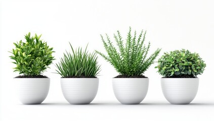 Obraz premium Elegant Potted Plants Display