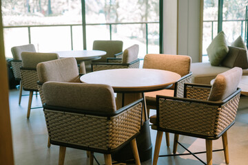 Spacious hotel lobby area outside the ballroom, featuring elegant decor