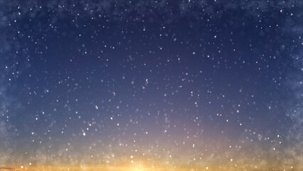 beautiful snow weather on clouds on sky bg - photo of nature