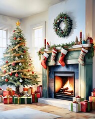 Christmas decorations for Christmas festival