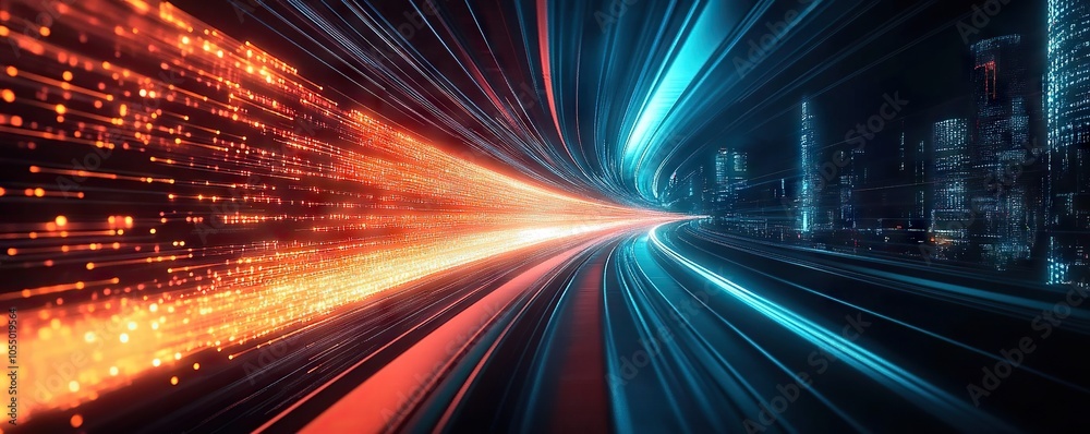 Poster digital background perfect for tech processes, neural networks, artificial intelligence, data transf
