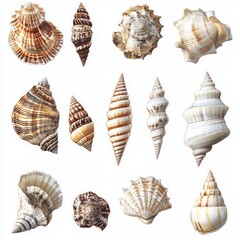 Diverse Seashells Collection