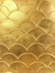 Obraz premium Seamless Gold Foil Texture Background with Metallic Surface, Shiny and Reflective Design