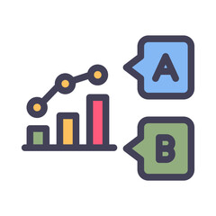 chart bar multiple choice filled style