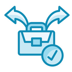 Obraz premium Guidance Path Icon