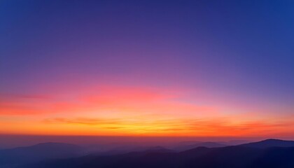 Vibrant sunset gradient with orange, pink, and purple color transitions
