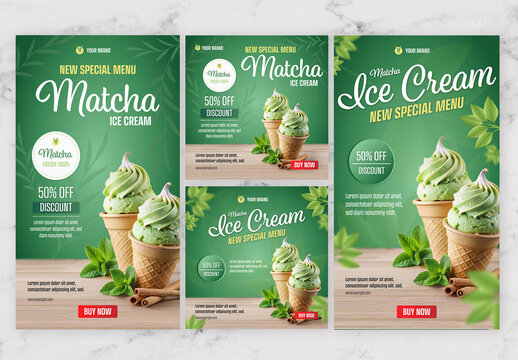 Green And White Socmed Mathca