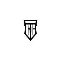 EL monogram logo design letter text name symbol monochrome logotype alphabet character simple logo