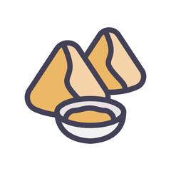 samosa food filled style