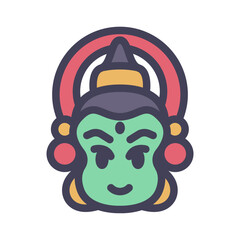 kathakali filled style