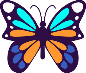 Colorful Butterfly Illustration