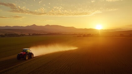 Golden Hour Farmland