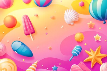 Summer Fun: Colorful Beach Treats