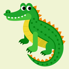 Obraz premium cartoon dragon with a gift