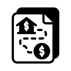 property investment agreement glyph style