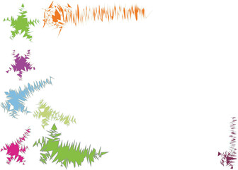 Cartolina Stelle frastagliate