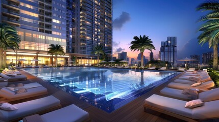 Fototapeta premium Real Estate Crowdfunding: This investment approach allows individuals to pool funds for real estate, earning from rents and appreciation without owning properties. 