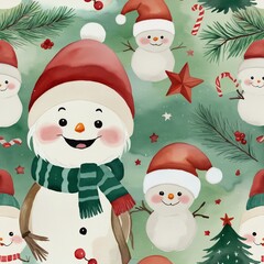 Cozy Christmas Decor and Festive Cheer - Christmas Season Watercolor Illustration