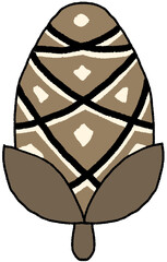 Pine cone for decoration Christmas tree