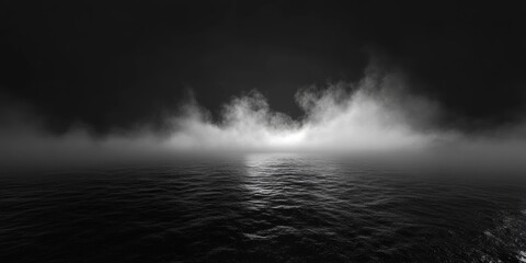 Obraz premium Misty Ocean Scene