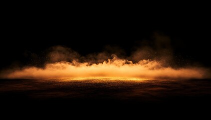 Golden Smoke Background