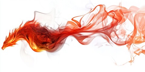 Abstract Fire Dragon Art