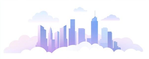 Cityscape Above the Clouds