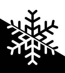 Scherenschnitt Schneeflocke