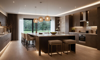 럭셔리 주방 전원주택 주방 풀펜션 주방거실 주방 인테리어