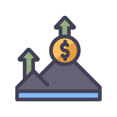 mountain dollar growth filled style