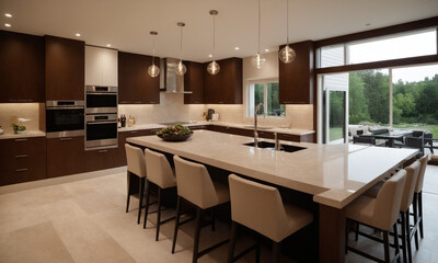 전원주택 럭셔리주방 풀펜션 고급형 주방인테리어