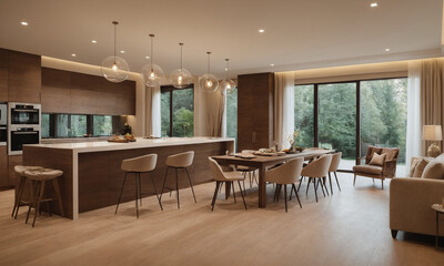 전원주택 럭셔리주방 풀펜션 고급형 주방인테리어